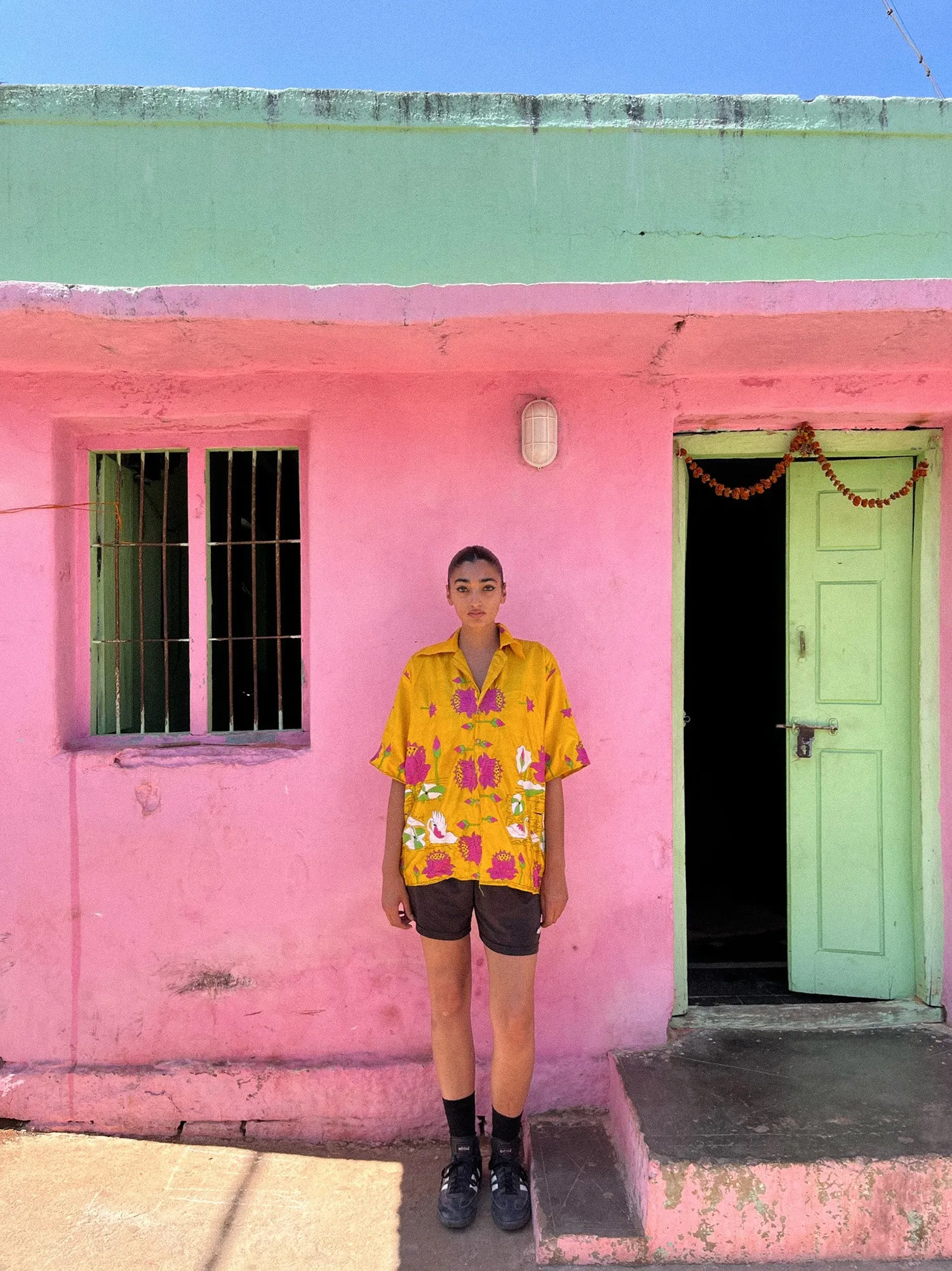 Lotus Kantha Shirt