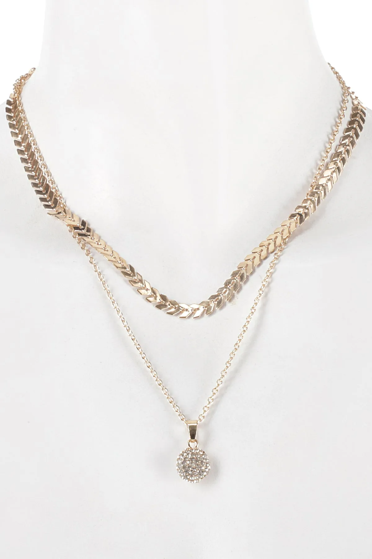 Multirow Gold Chain - W21 - WJW0006